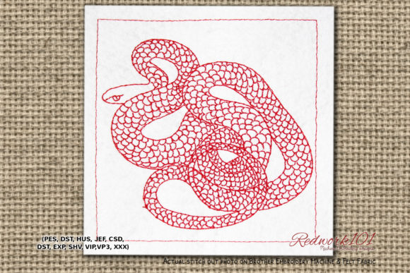 Colubridae Embroidery Review for Designers