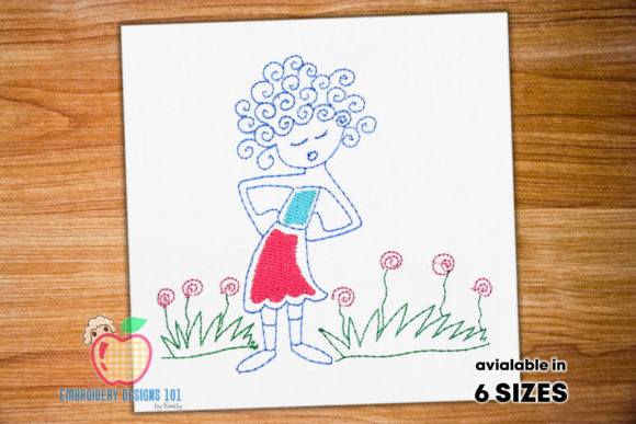 Cute Curley Hair Girl Sketch: A Designer’s Review