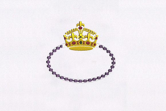 Golden Crown: Elevating Holiday Embroidery Collections