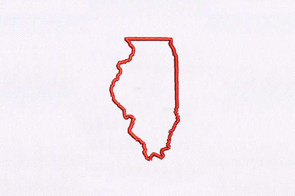 Illinois Map: A Minimalist Holiday Embroidery Review
