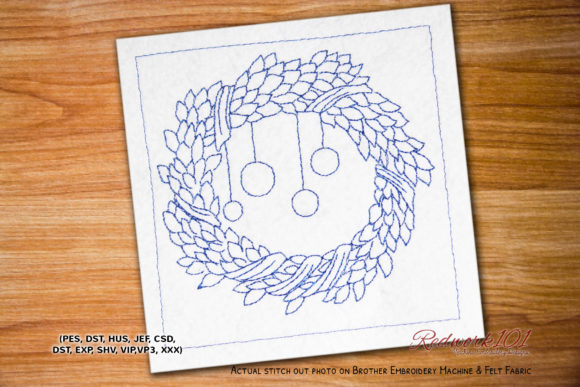 Reviewing Christmas Wreath Bluework for Gifts