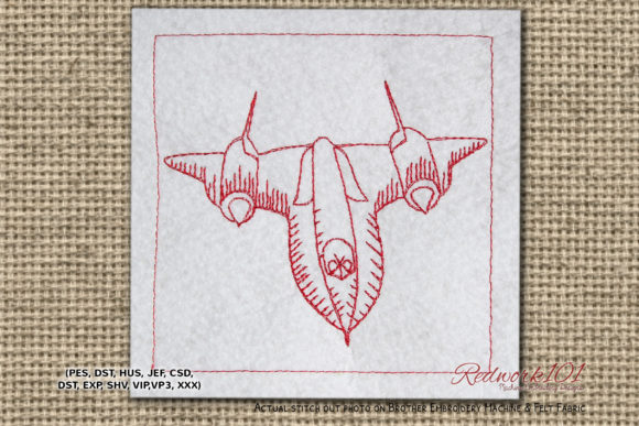 Reviewing Lockheed SR-71 Blackbird Redwork for Holiday Sales