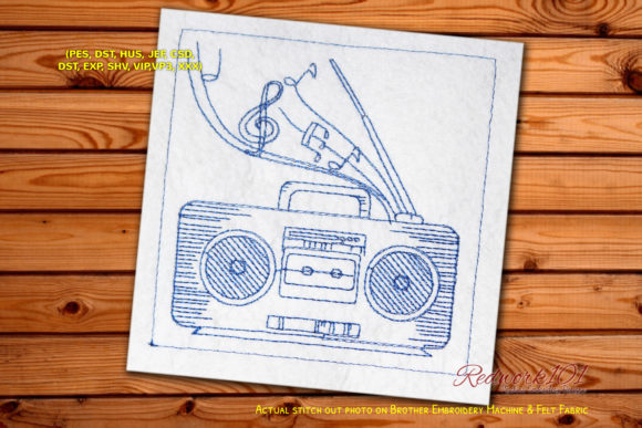 Reviewing Old Cartoon Radio Redwork for Etsy Shops