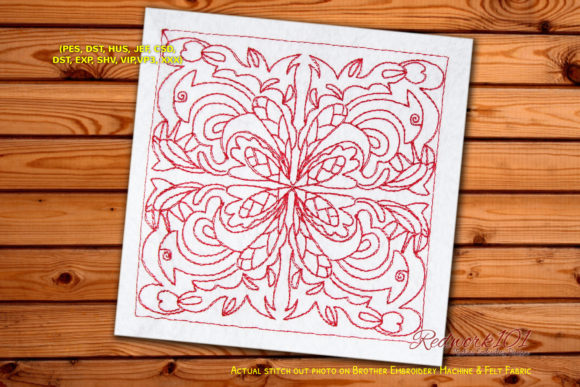 Reviewing Quilt Block Design Redwork for Modern Projects