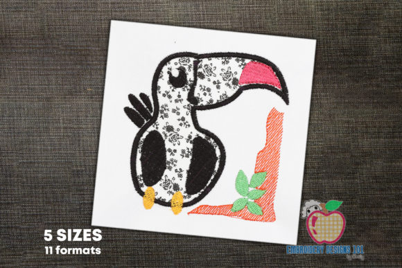 Reviewing the Toucan on Branch Applique Design