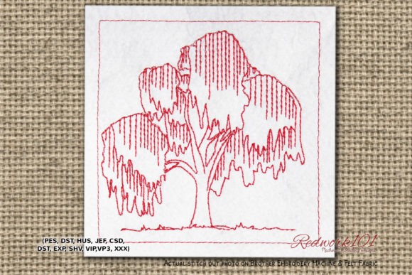 Willow Tree Redwork: A Designer’s Review